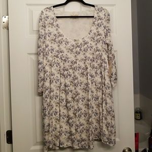 Denim & Supply 3/4 Sleeve Babydoll Dress